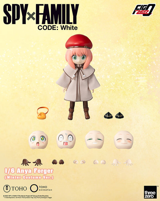 SPY×FAMILY CODE: White - FigZero 1/6 Anya Forger (Winter Costume Ver.) Figure