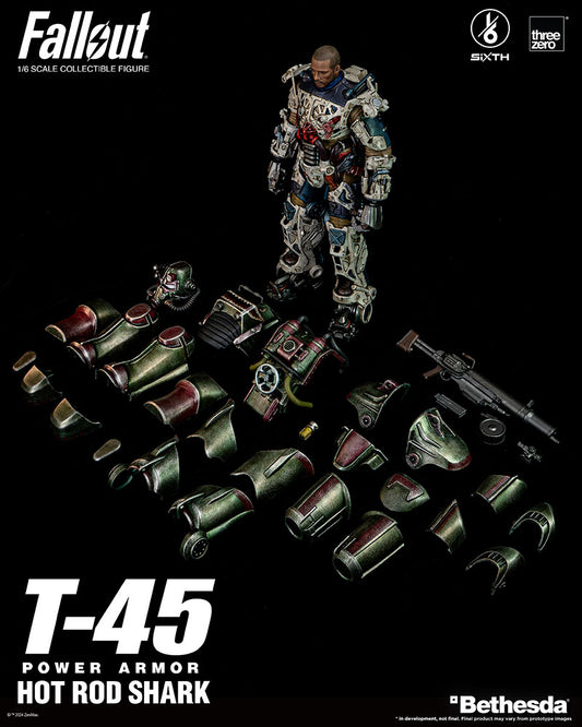 Fallout - 1/6 T-45 Hot Rod Shark Power Armor Figure