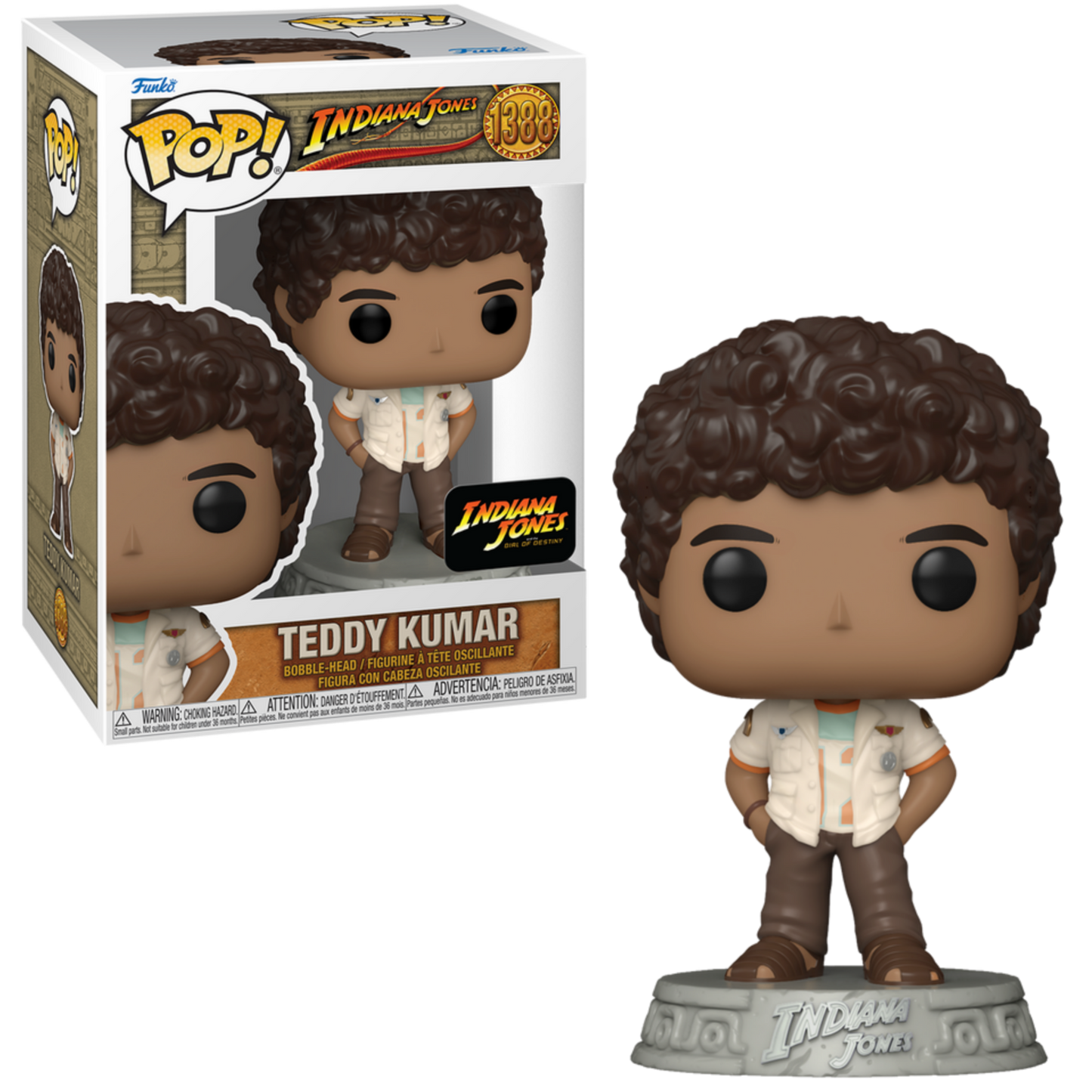 POP! Disney: 1388 Indiana Jones, Teddy Kumar