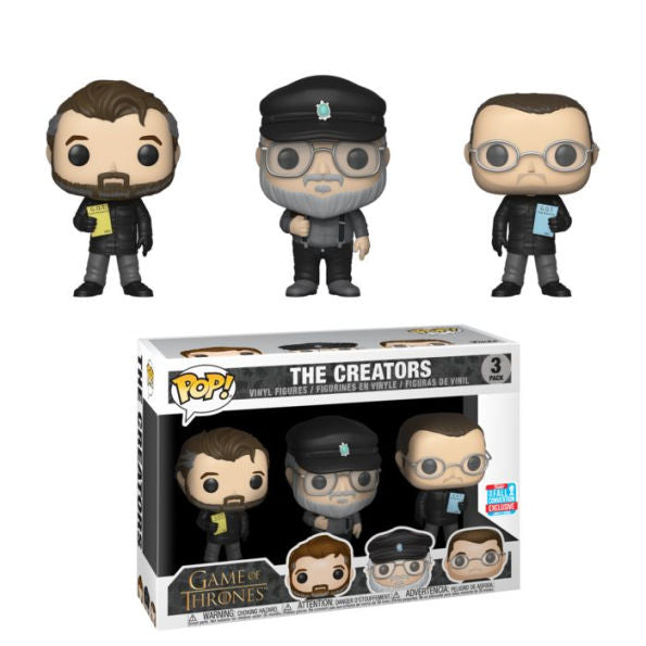 POP! Television: GOT, The Creators (3-PCK) Exclusive