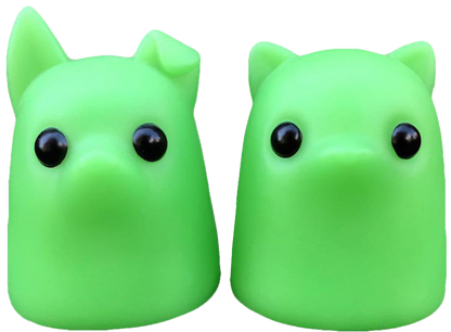 Bimtoy: Puppy & Kitty, Green Glow (400 PCS) (2-PK)