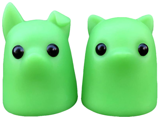 Bimtoy: Puppy & Kitty, Green Glow (400 PCS) (2-PK)