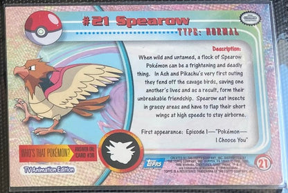 Spearow (21) [Topps TV Animation Edition Series 1 (Third Print)]