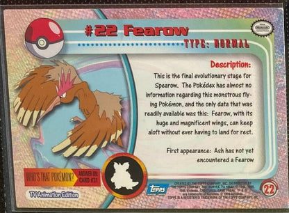 Fearow (22) [Topps TV Animation Edition Series 1 (Third Print)]