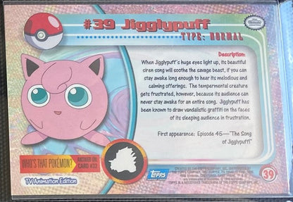 Jigglypuff (39) [Topps TV Animation Edition Series 1 (Third Print)]