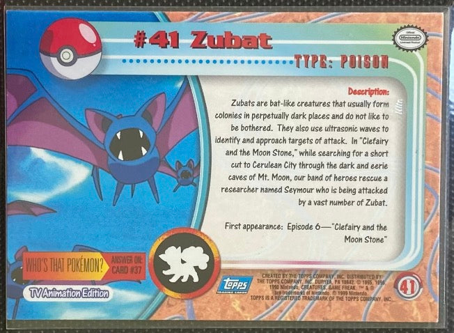 Zubat (41) [Topps TV Animation Edition Series 1 (Third Print)]