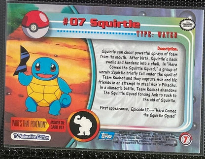 Squirtle (07) [Topps TV Animation Edition Series 1 (First Print)]