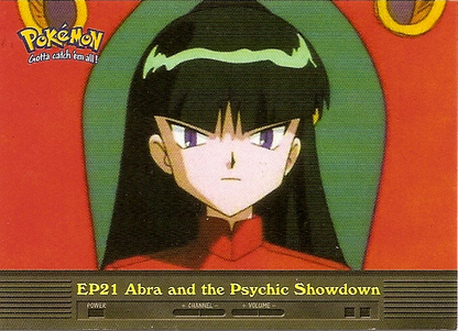 EP21 Abra and the Psychic Showdown Foil (EP21) [Topps TV Animation Edition Series 2 ]