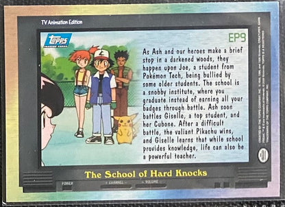 EP9 The School of Hard Knocks Foil (EP9) [Topps TV Animation Edition Series 2]