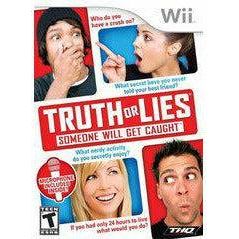 Truth Or Lies - Wii