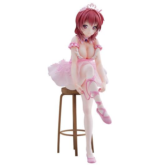 Anmi Illustration Flamingo Ballet Group Red Hair Girl Complete Figure
