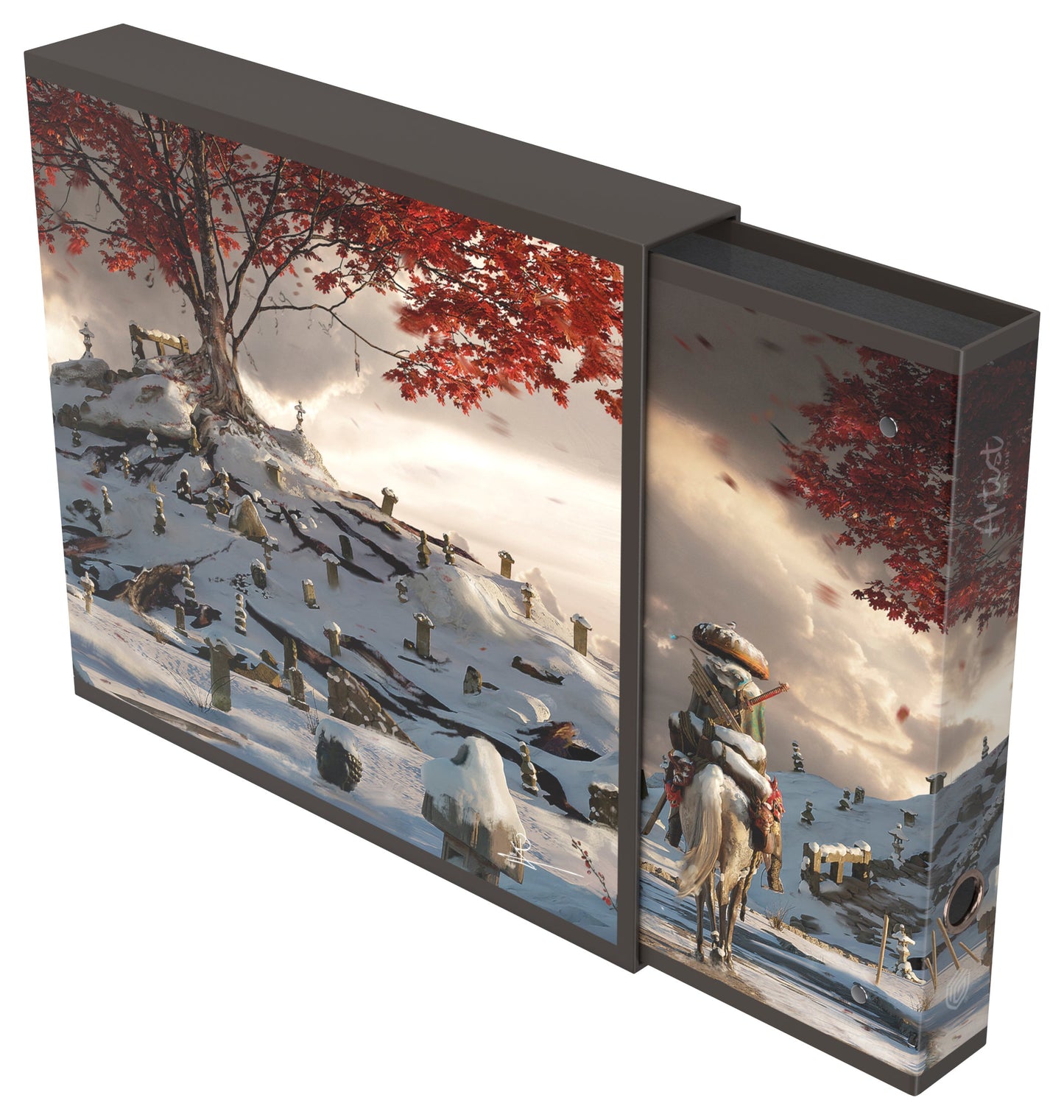 Ultimate Guard Artist Edition Mario Renaud Collector's Album'n'Case In Icy Bloom