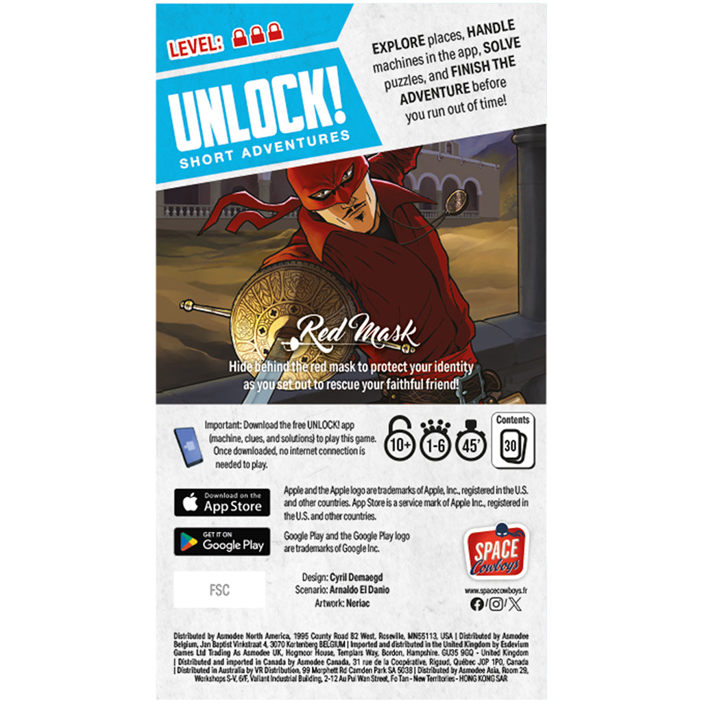 UNLOCK! Short Adventures 7: Red Mask