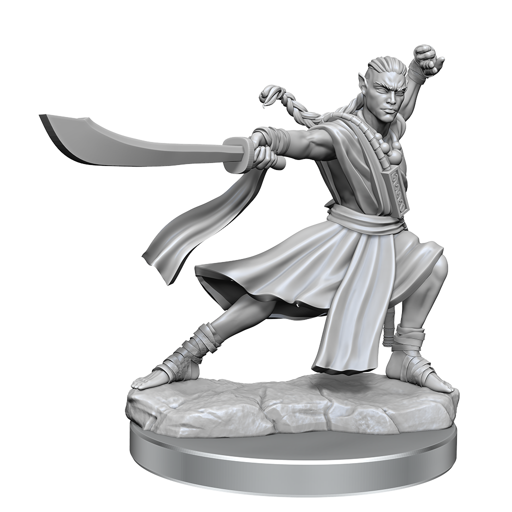 D&D: Frameworks - Elf Monk Male