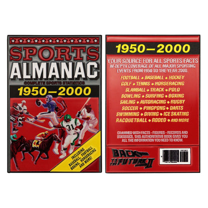 Zurück in die Zukunft Teil II Limited Edition Sports Almanac Ingot