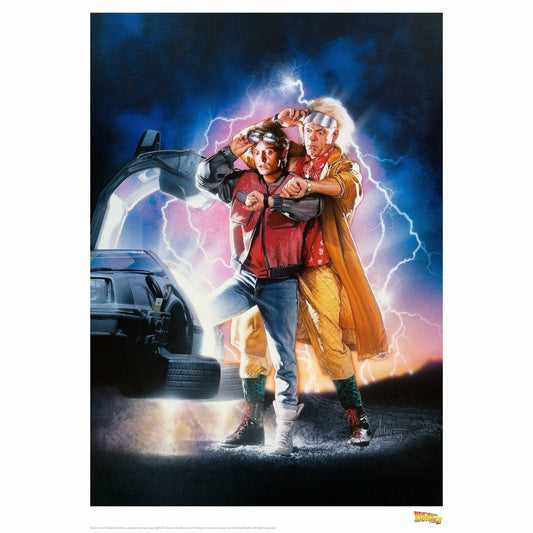 Back to the Future Part II "Classic Movie Art" Limited Edition Commemorative Print