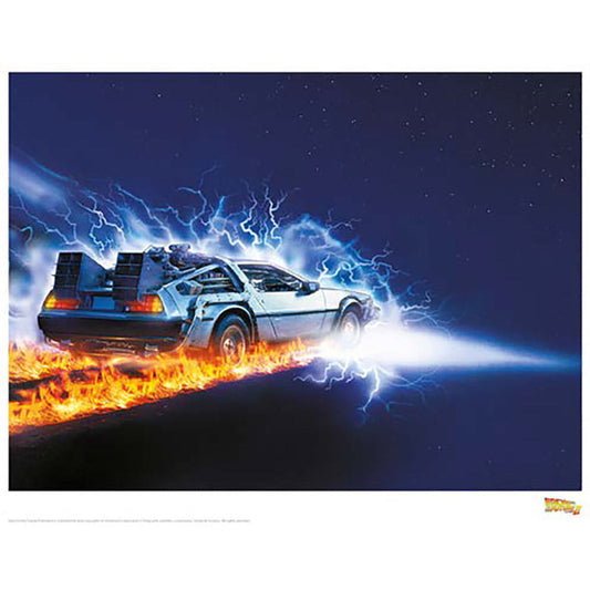 Back to the Future Part II "Car Stars" Limited Edition Commemorative Print