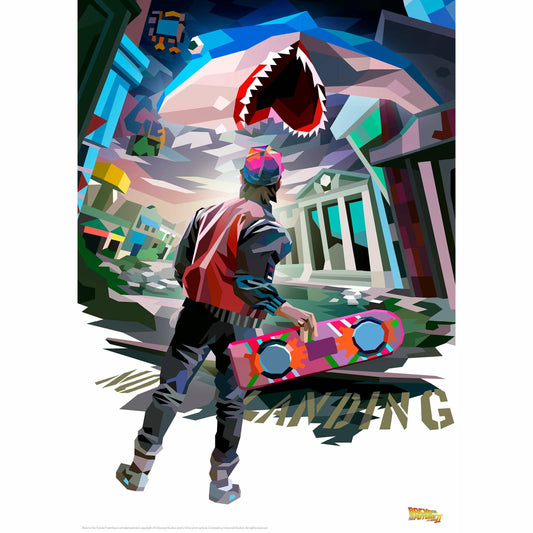 Back to the Future Part II "Fake Shark" Limited Edition Commemorative Print