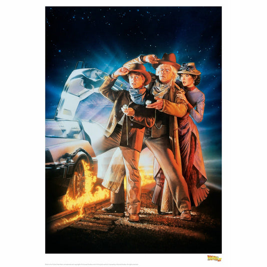 Back to the Future Part III "Classic Movie Art" Limited Edition Commemorative Print