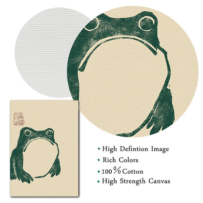 Matsumoto Hoji Canvas Frog Posters