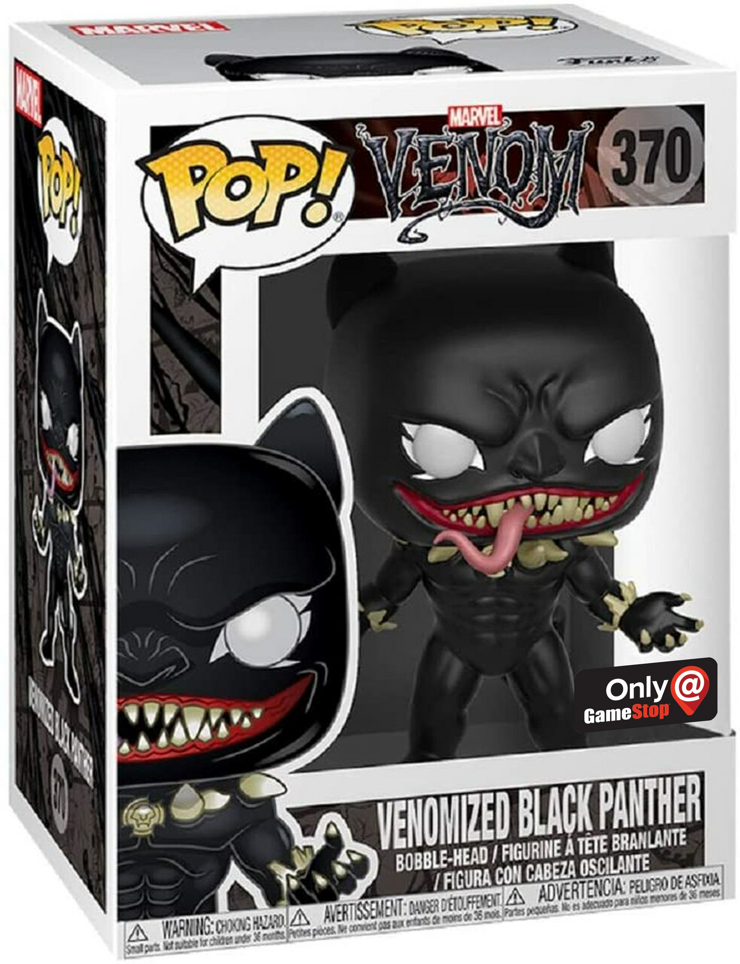 POP! Marvel: 370 Venom, Venomized Black Panther Exclusive