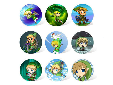 The Legend of Zelda Plastic Button Badge (1 Badge)
