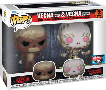 POP! Television and Games: Stranger Things and D&D, Vecna and Vecna (2-PK) Exclusive