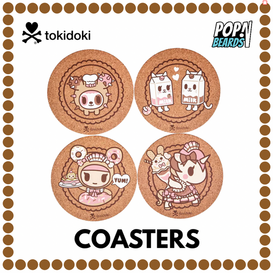 Tokidoki: Coasters, Sweet Cafe (4-PK)