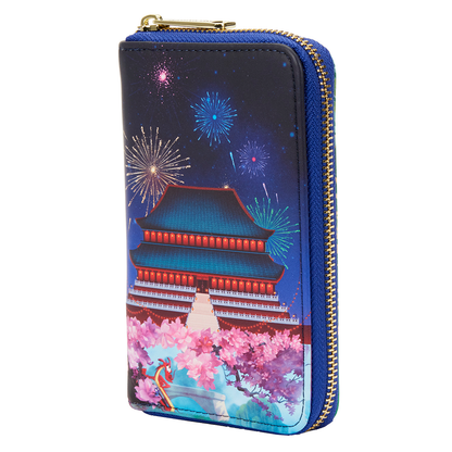 Loungefly: Disney Mulan Castle Zip Around Wallet