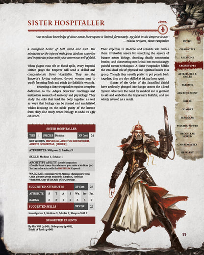 Warhammer 40K: Wrath & Glory RPG - Core Rulebook