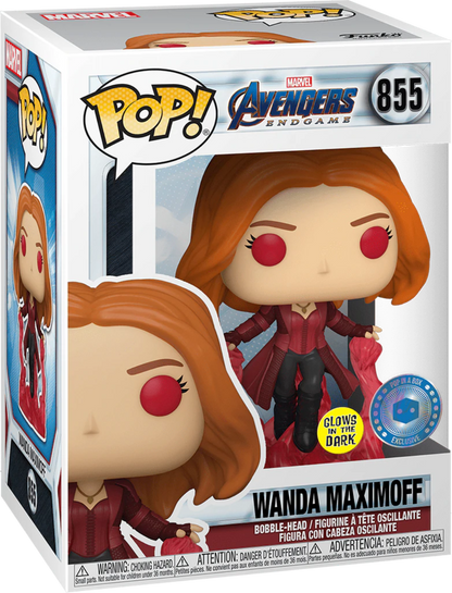 POP! Marvel: 855 Avengers Endgame, Wanda Maximoff (GITD) Exclusive