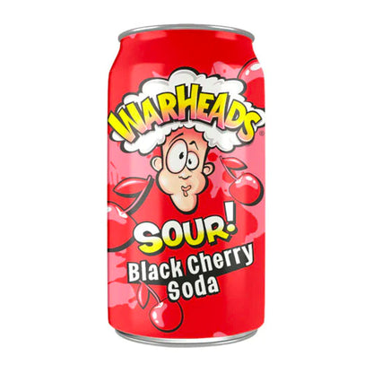 Warheads Sour Black Cherry Soda (355ml)