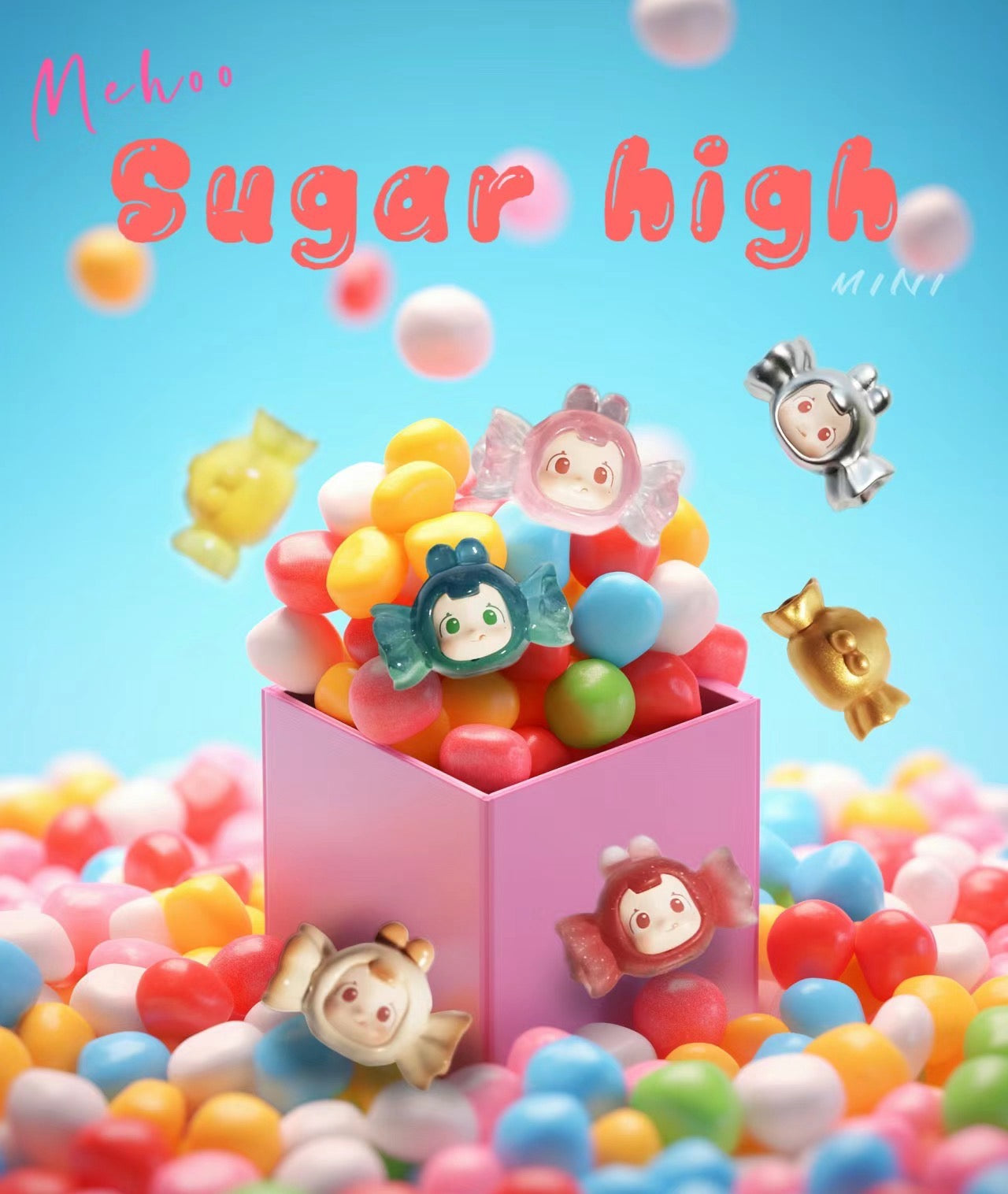 Mehoo Mini Sugar High Blind Box (1 Blind Box)