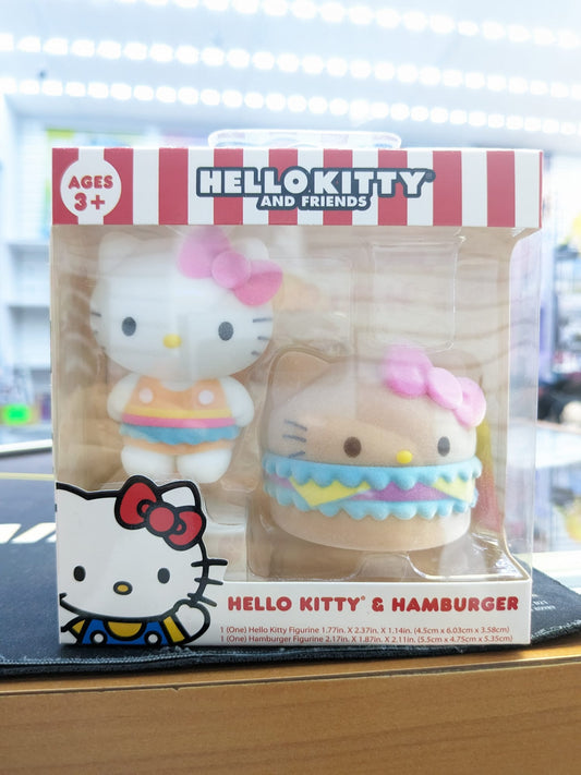 Hello Kitty und Freunde. Hello Kitty und Hamburger-Figur