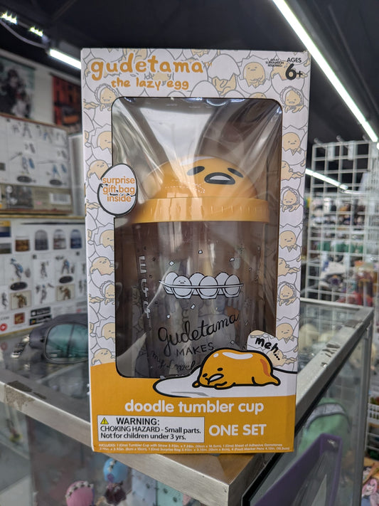 Gudetama the lazy egg Doodle Tumbler Cap