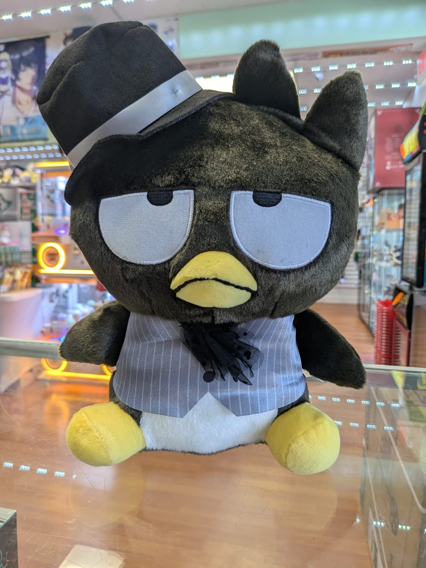 Sanrio Bad Badtz-Maru Nostalgic Monochrome BIG Plush, 12.1"