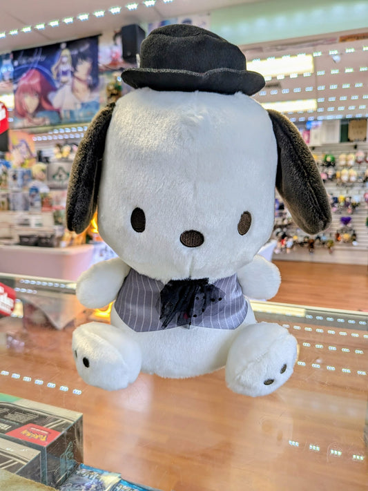 Sanrio Pochacco Nostalgic Monotone BIG Plush, 11"