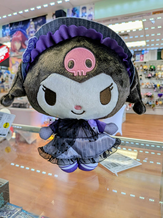 Sanrio Kuromi Nostalgic Monochrome BIG Plush, 11"