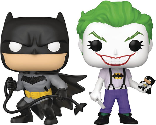 POP! Heroes: White Knight Batman & White Knight The Joker (2-PK) Exclusive