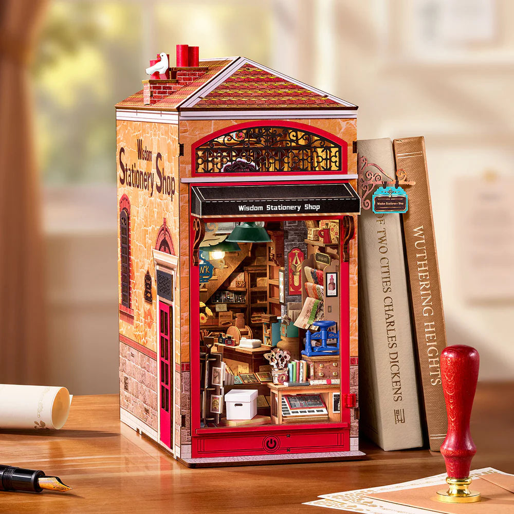 Rolife Wisdom Stationery Shop DIY Book Nook