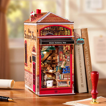 Rolife Wisdom Stationery Shop DIY Book Nook