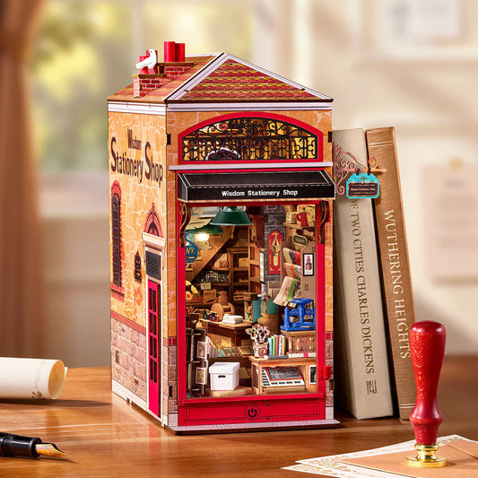 Rolife Wisdom Stationery Shop DIY Book Nook