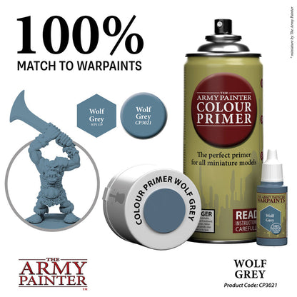 Army Painter Colour Primer: Wolf Grey