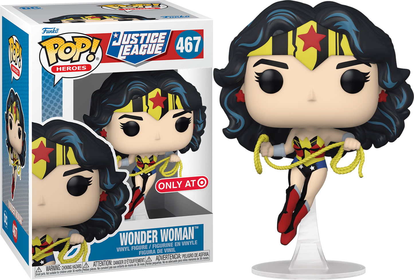 POP! Heroes: 467 Justice League, Wonder Woman Exclusive