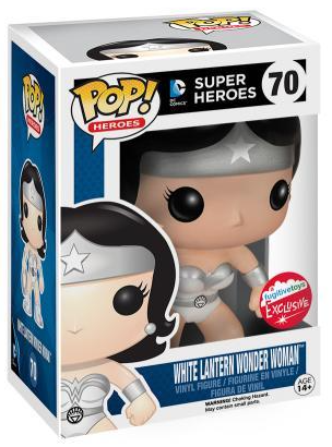 POP! Heroes: 70 DC Super Heroes, White Lantern Wonder Woman Exclusive
