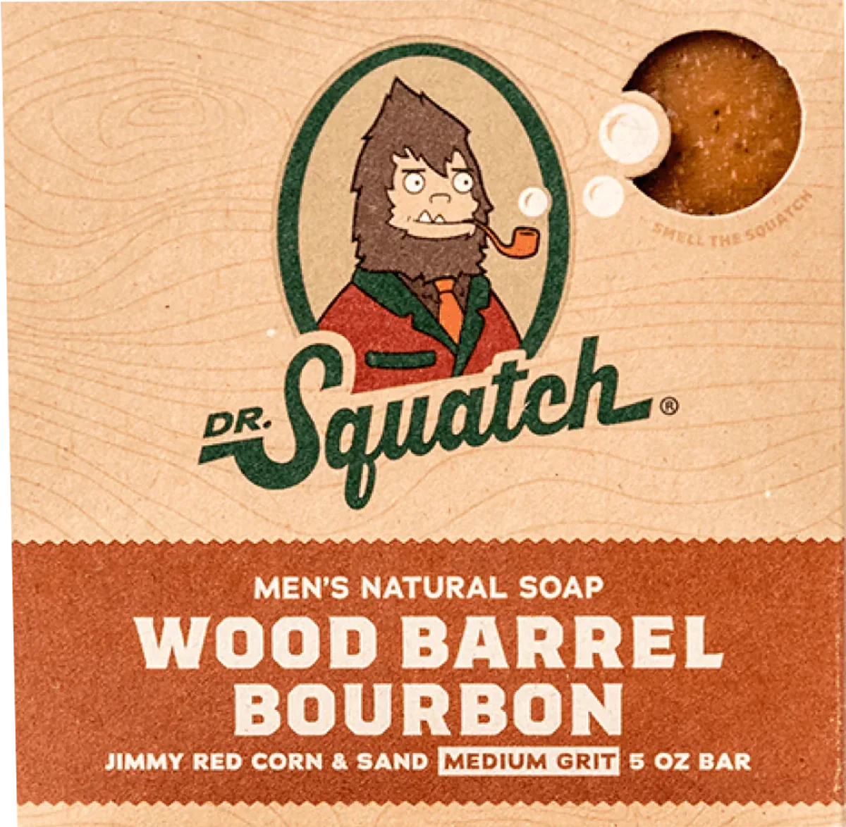 Dr. Squatch: Bar Soap, Wood Barrel Bourbon