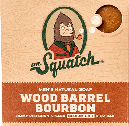 Dr. Squatch: Bar Soap, Wood Barrel Bourbon