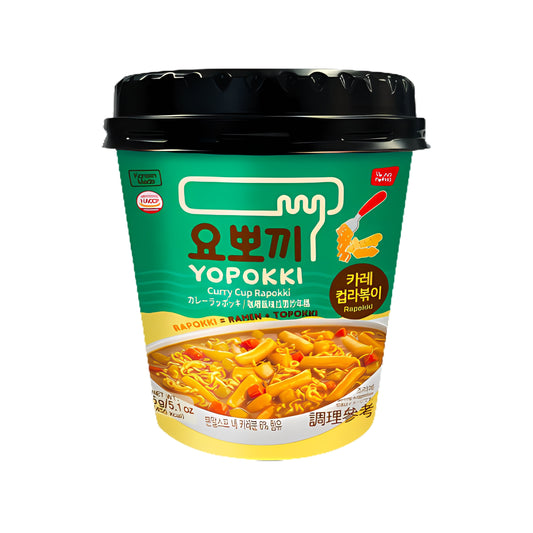 Yopokki Curry Rapokki Rice Cake Cup (Korea)