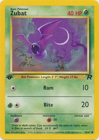 PCG: 070/082 Team Rocket, Zubat