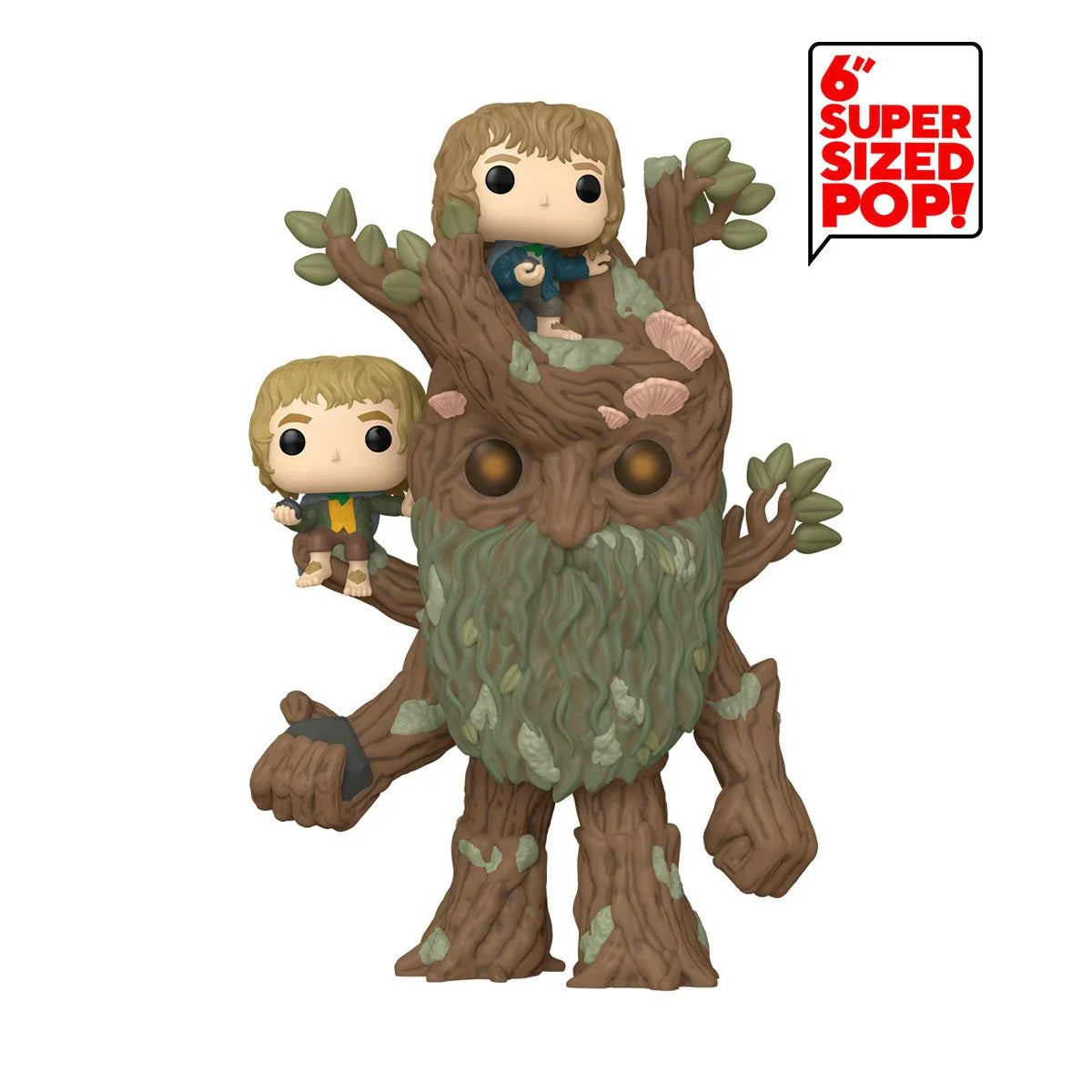 The Lord of the Rings Treebeard with Merry and Pippin Super Funko Pop! Vinyl Figure #1579